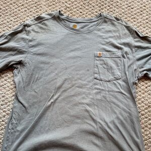 Carhartt Men's Short Sleeve Tee in Gray Men’s XL